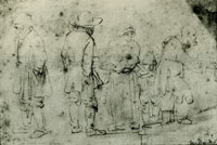 Rembrandt A Beggar Family