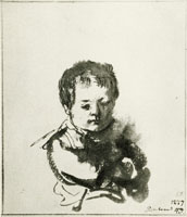 Rembrandt Portrait Study of a Boy