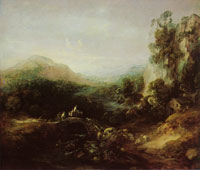 Thomas Gainsborough Landscape with a Bridge