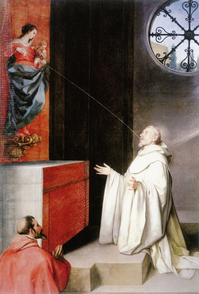 Alonso Cano - Saint Bernard and the Virgin