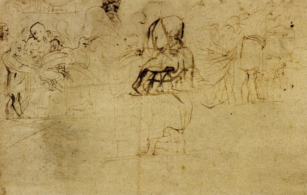 Anthony van Dyck - Various Pen Sketches