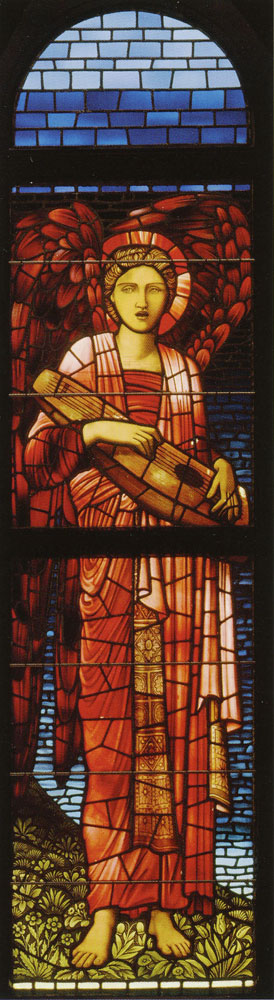 Edward Burne-Jones - Angel with Instrument