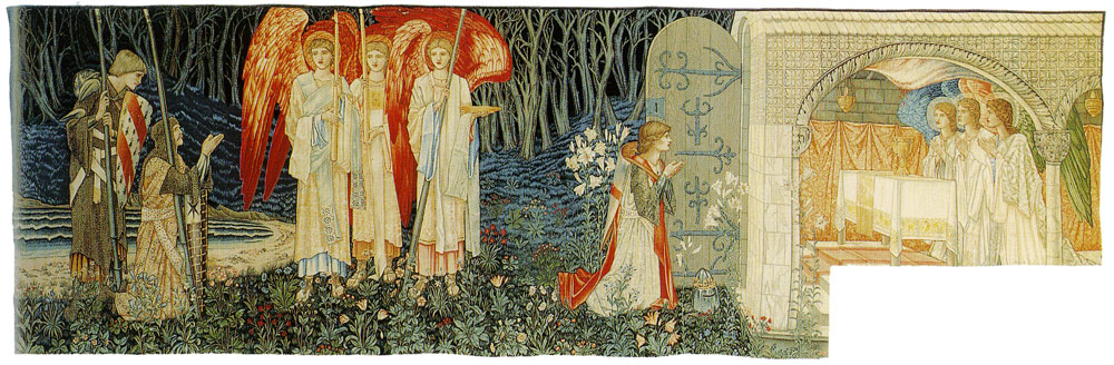 Edward Burne-Jones, William Morris and John Henry Dearle - The Attainment: The Vision of the Holy Grail to Sir Galahad, Sir Bors and Sir Perceval