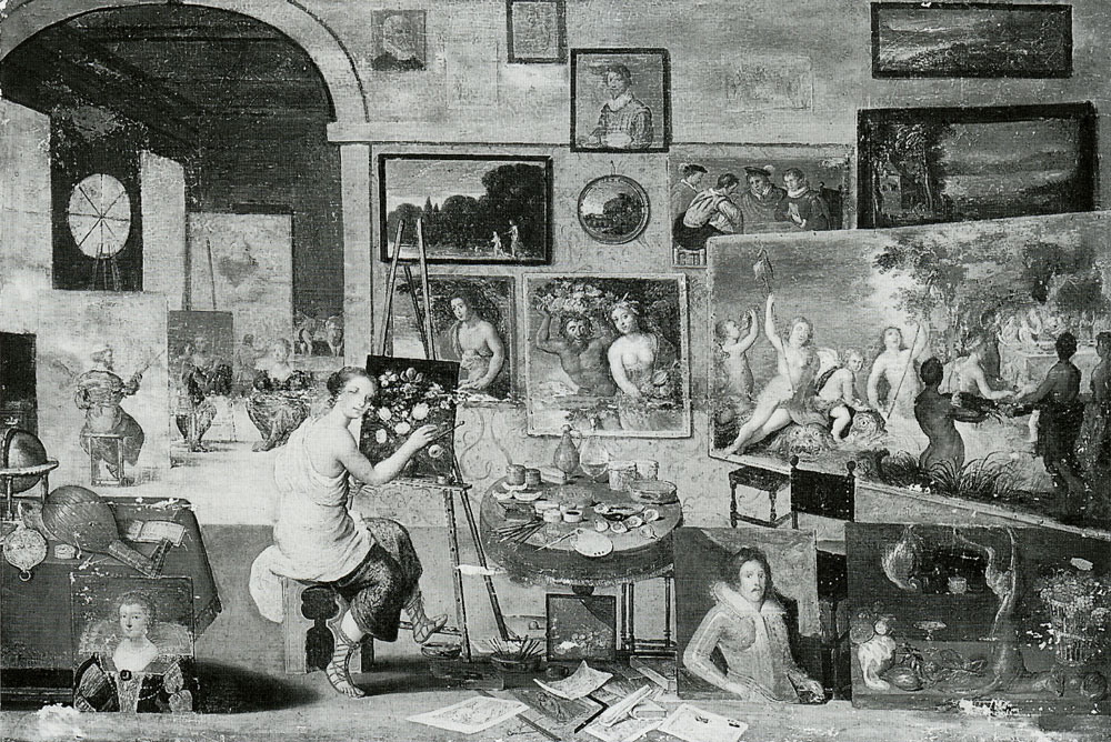 Workshop of Frans Francken the Younger - Allegory of Painting
