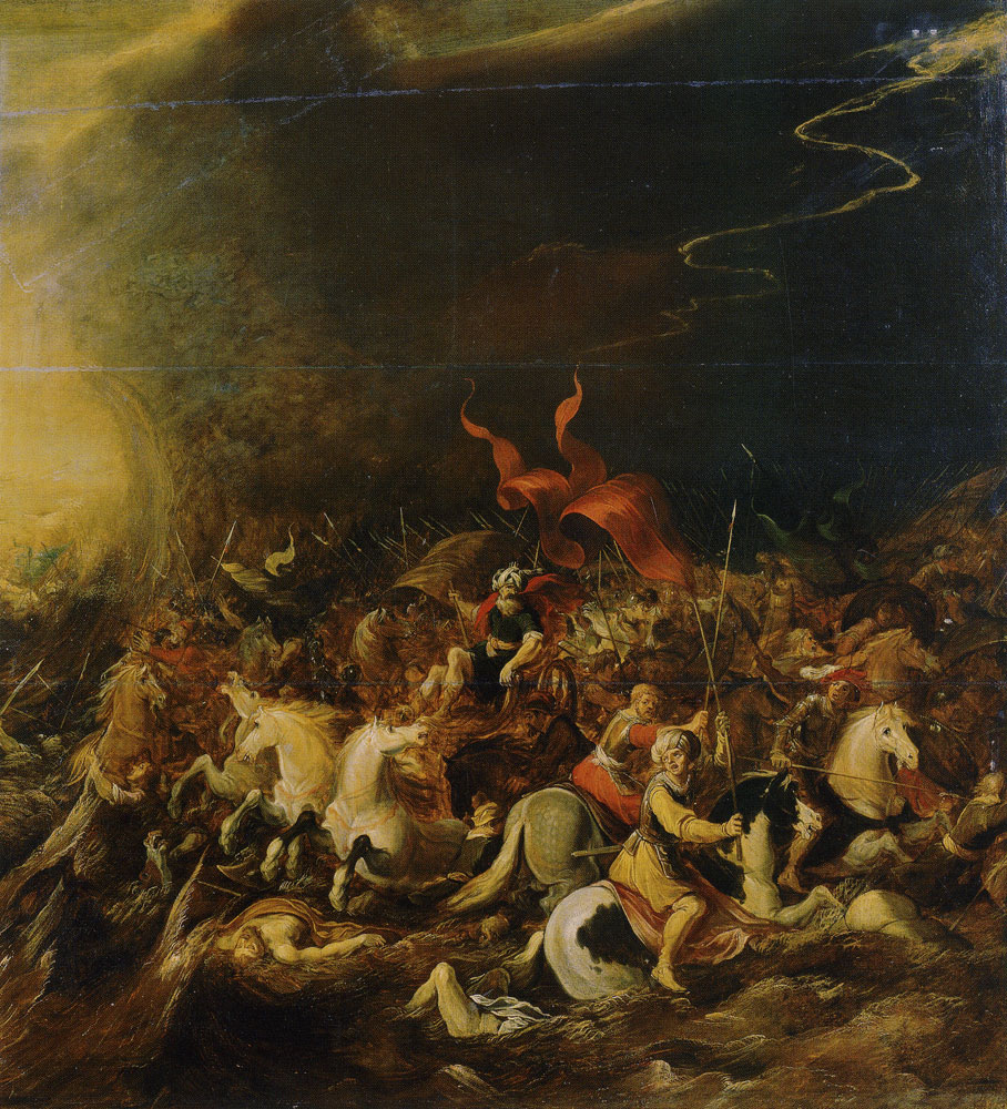 Hans Jordaens III - Pharaoh's Death in the Red Sea