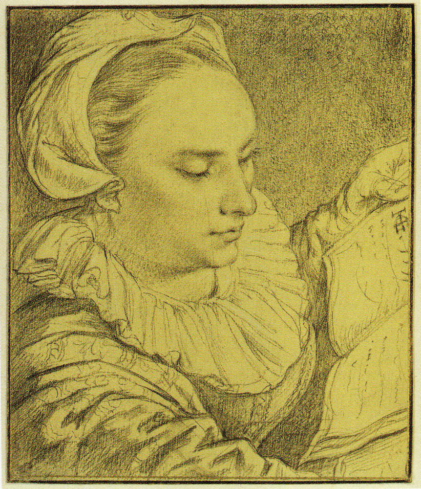 Hendrick Goltzius - Young Woman Reading