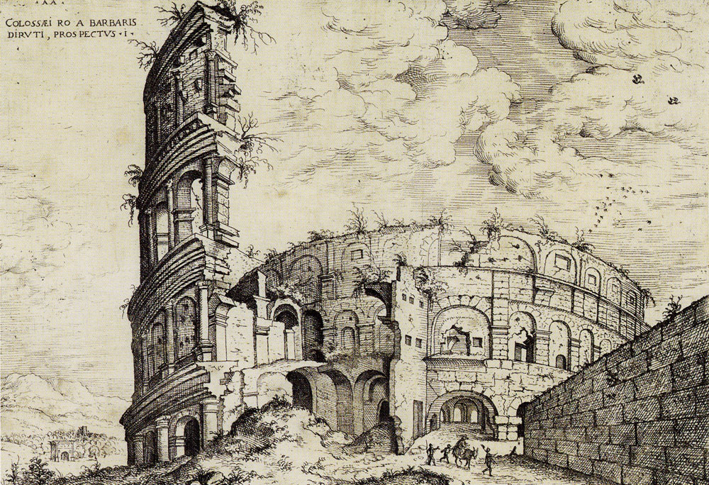 Hieronymus Cock - View of Colosseum