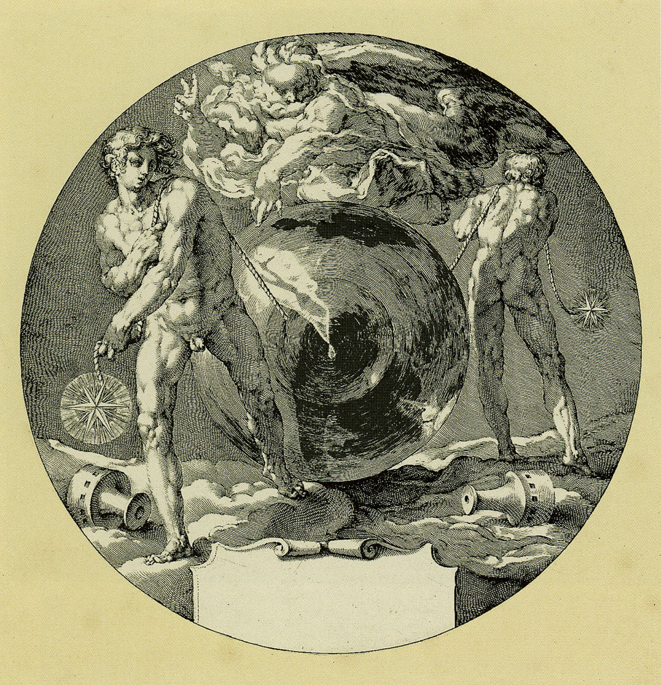 Jam Muller after Hendrick Goltzius - Title to the series The Creation of the World