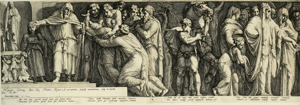 Jan Saenredam after Hendrick Goltzius - The Story of Niobe