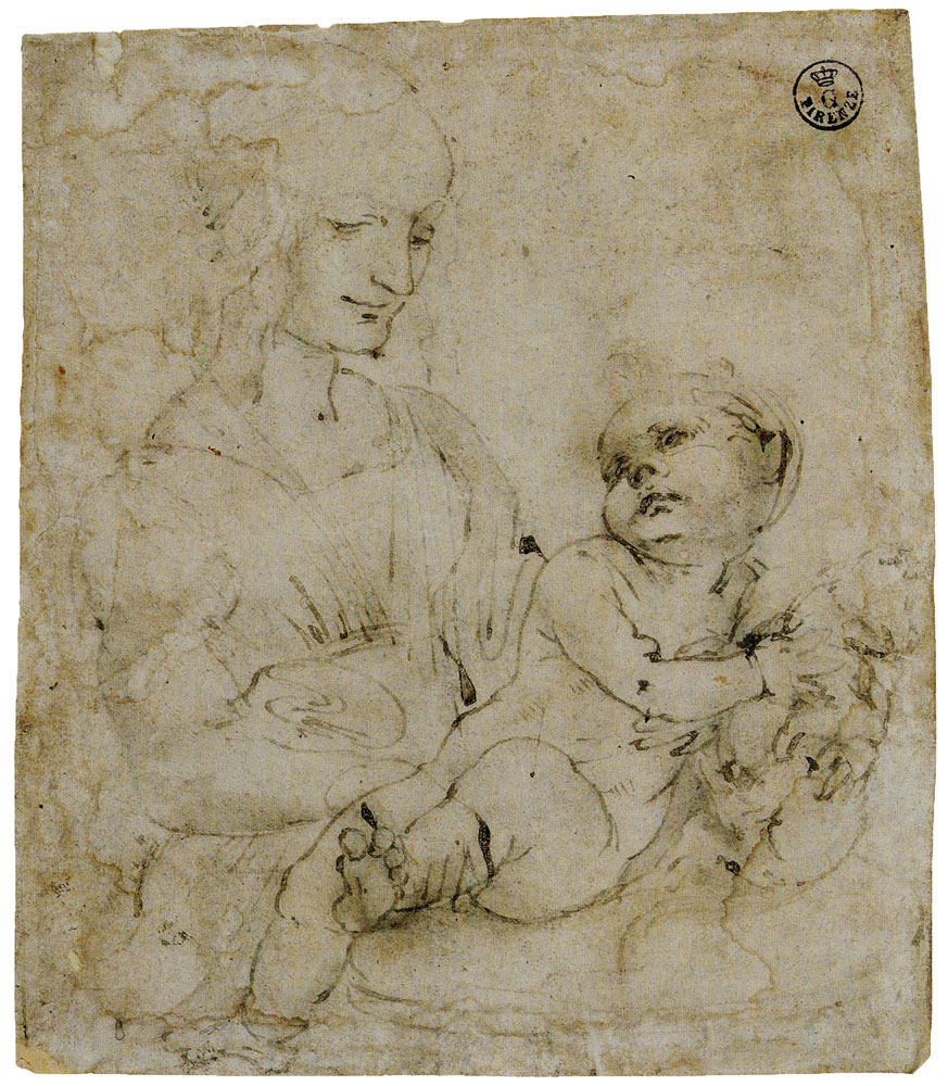 Leonardo da Vinci - Virgin and Child with a Cat