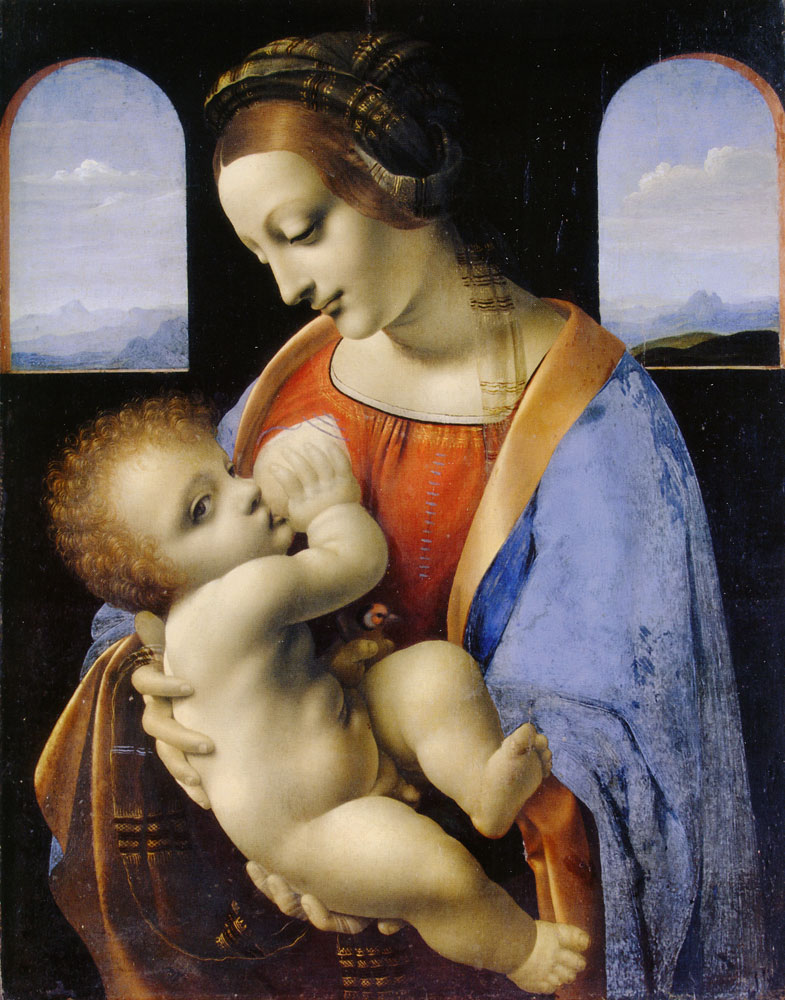 Leonardo da Vinci - Virgin and Child ('The Madonna Litta')