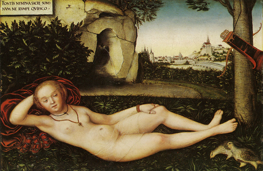 Lucas Cranach the Elder - The nymph of the spring