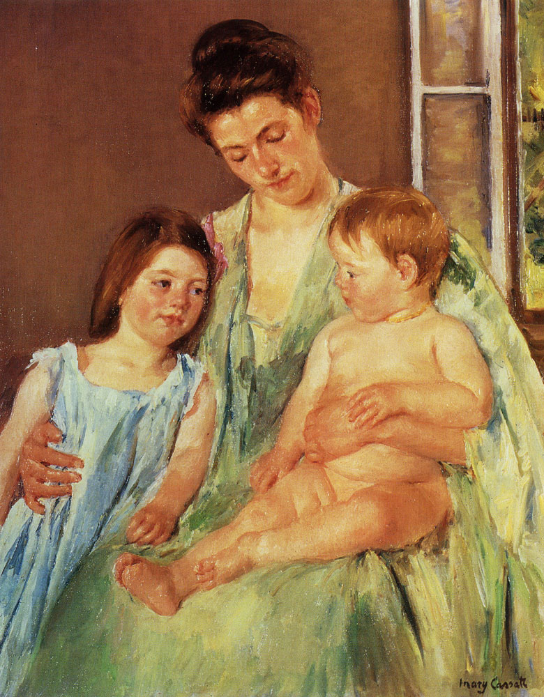 Mary Cassatt - Young Mother and Two Children