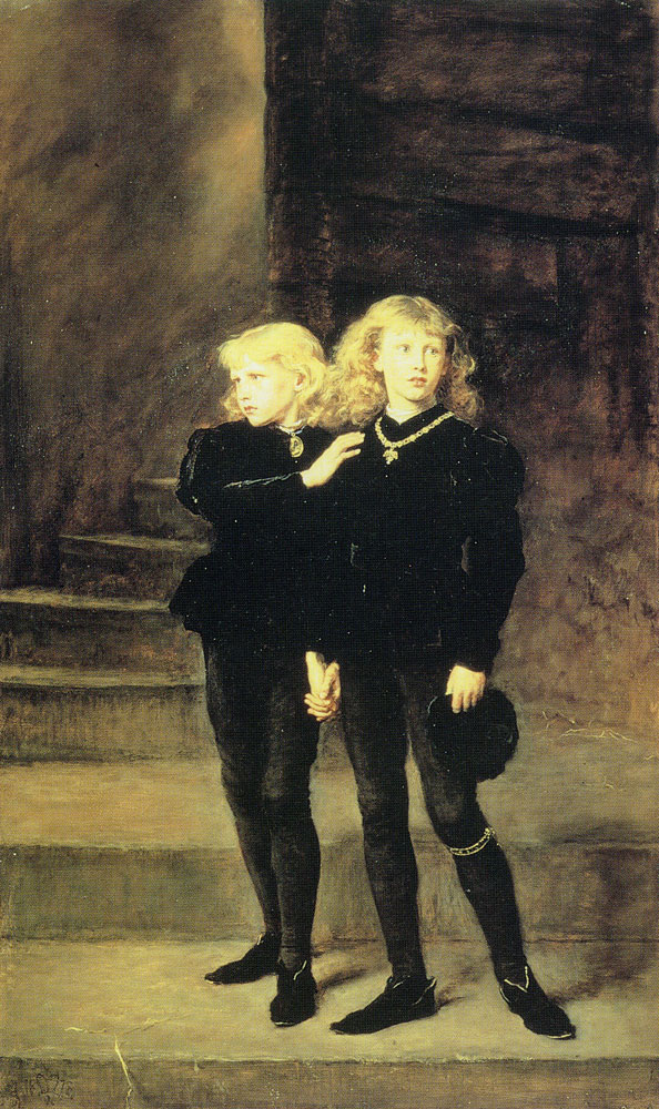 John Everett Millais - The Princes Edward and Richard in the Tower, 1483