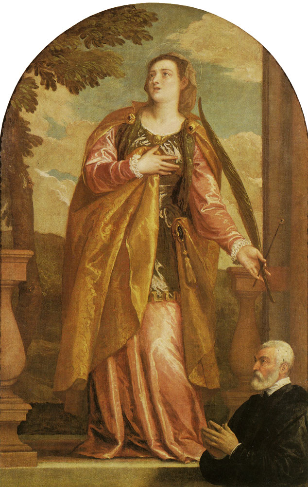 Paolo Veronese - St. Lucy and a Donor