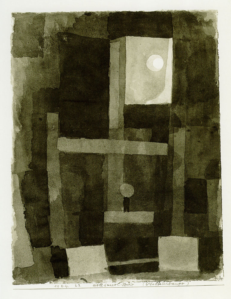Paul Klee - Study in Chiaroscuro (Easel Lamp)