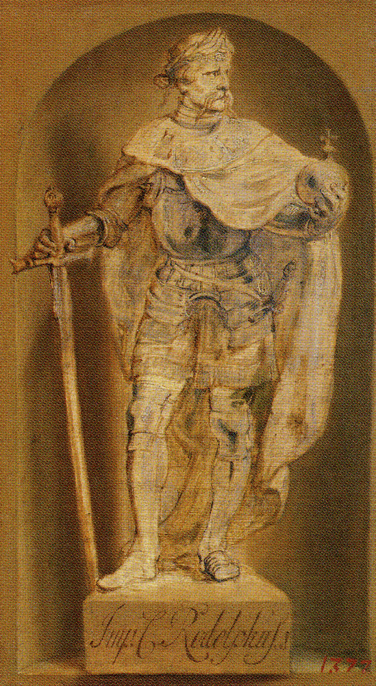 Peter Paul Rubens - Statues of the Habsburg Emperors: Rudolf I