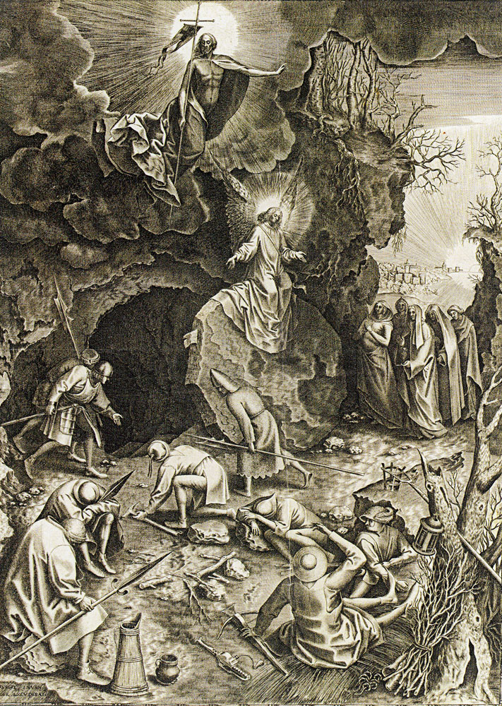 Philips Galle after Pieter Bruegel - Resurrection