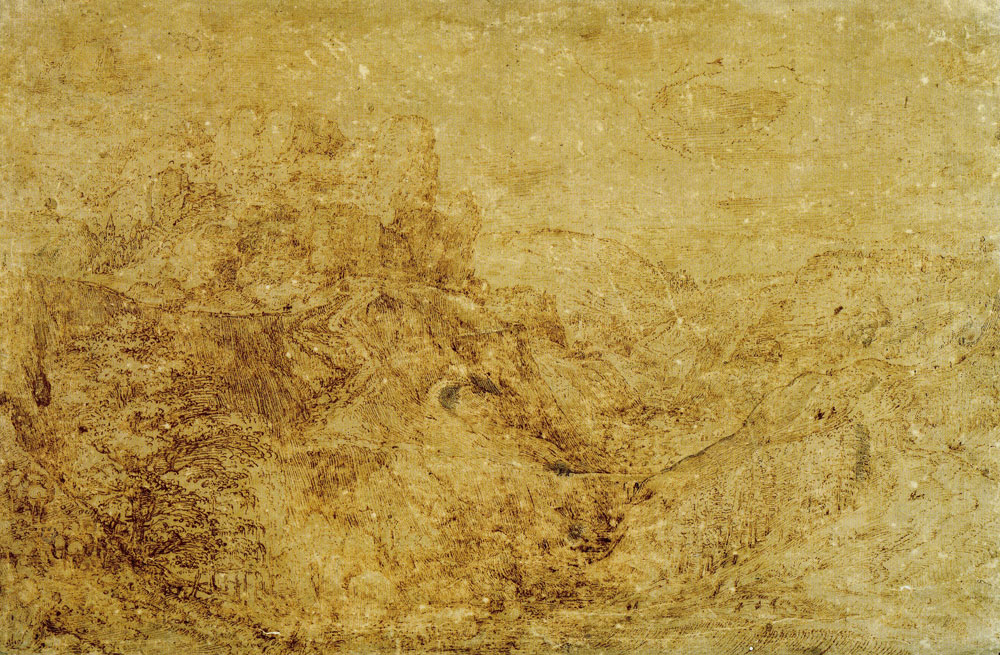 Pieter Bruegel the Elder - Large alpine landscape