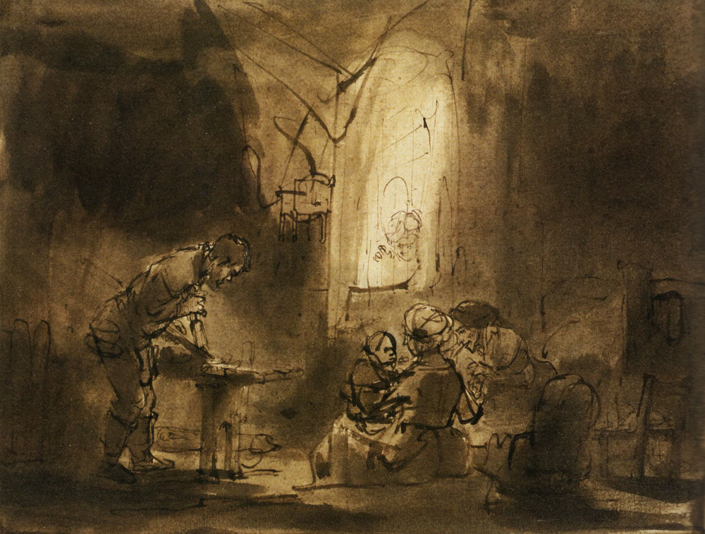 Rembrandt - The Holy Family in the Carpenter's Workshop