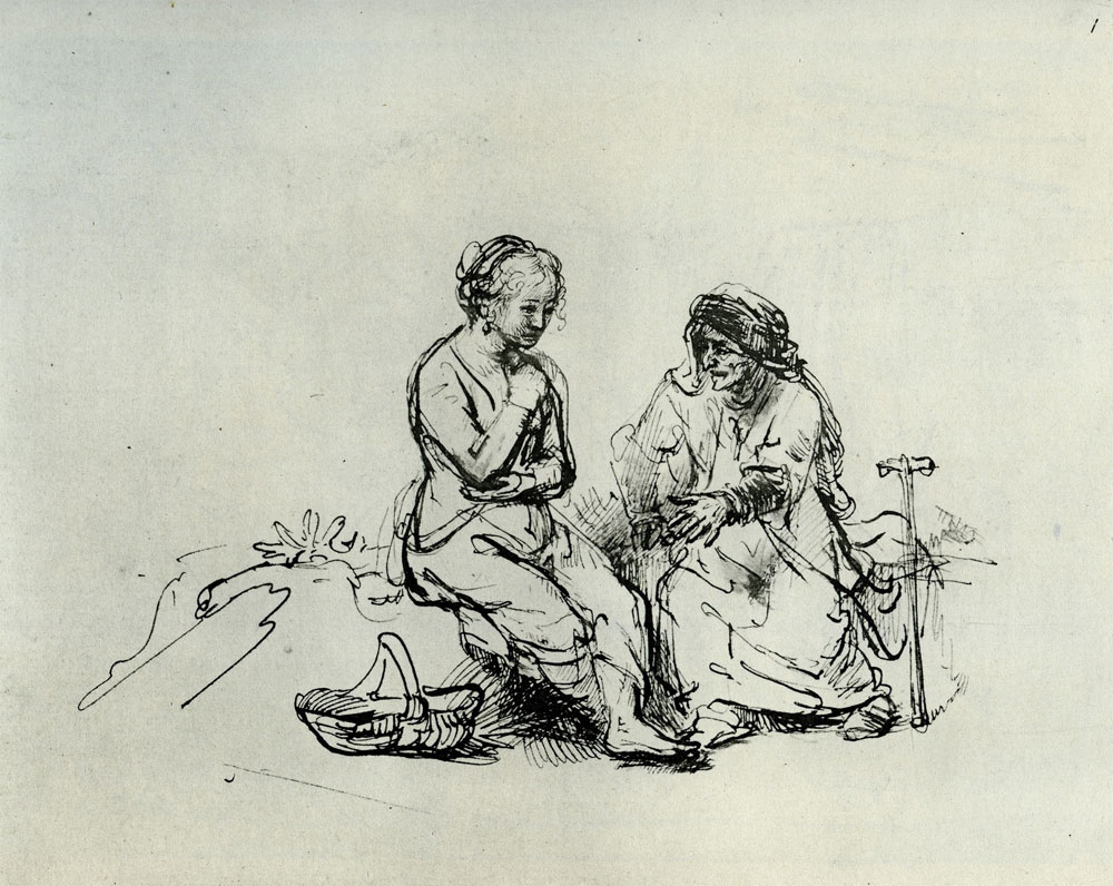Rembrandt - Vertumnus and Pomona