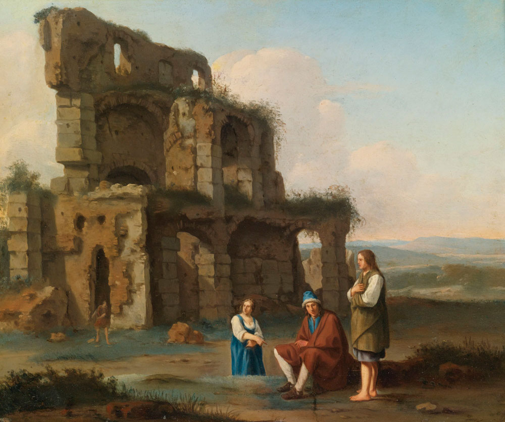 Warnard van Ryssen - Peasants before Roman Ruins