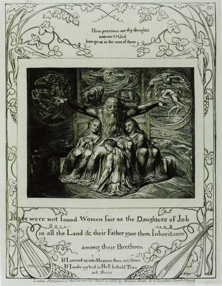 William Blake - Job and His Daughters