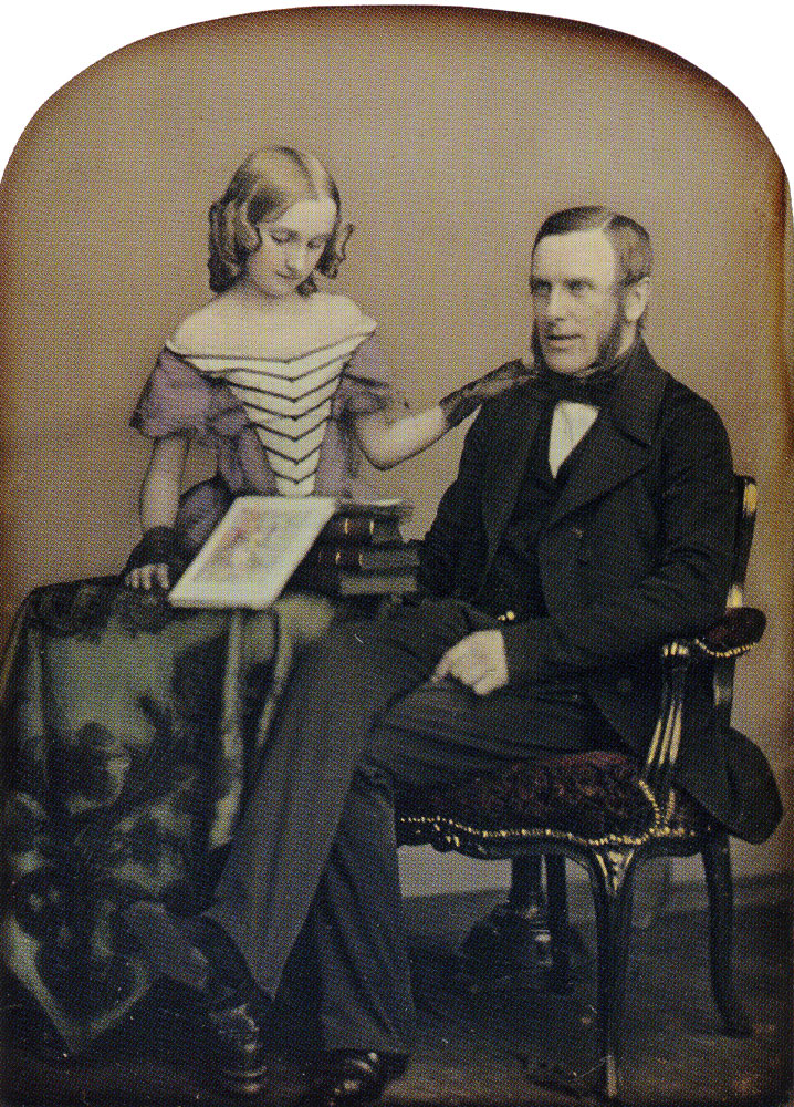 William Edward Kilburn - Portrait of a Man and Girl