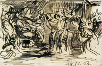 Eugène Delacroix Christ Before Pilate