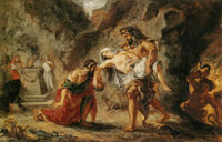 Eugène Delacroix Hercules Bringing Alcestis Back from the Underworld