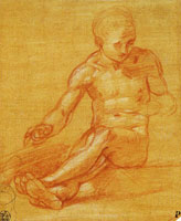 Federico Barocci Sketch for the Madonna del Gatto