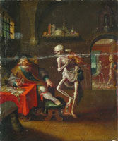 Frans Francken the Younger Death Playing the Violin (Death and the Money-lender)