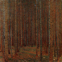 Gustav Klimt Pine Forest I