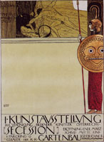 Gustav Klimt Poster for the First Secession Exhibition (uncensored version)