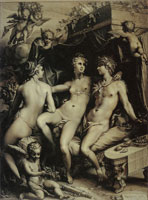 Hendrick Goltzius - Sine Cerere et Libero friget Venus