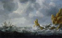 Jan Peeters Stormy Sea