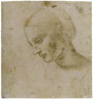 Leonardo da Vinci - Head of a Woman
