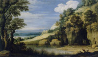Maerten Ryckaert Landscape with a Lake
