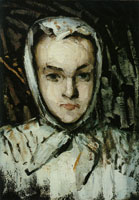 Paul Cézanne Portrait of Marie Cézanne, sister of the artist
