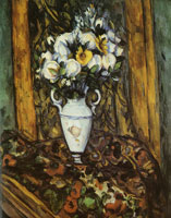 Paul Cézanne Vase of flowers