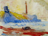 Paul Signac The Lighthouse, Biarritz