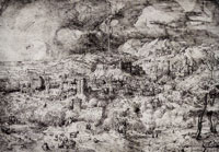 Pieter Bruegel the Elder Landscape with fortified city