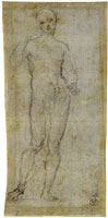 Raphael - Study for the resurrected Christ