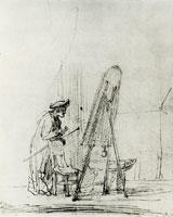 Rembrandt An Artist in His Studio