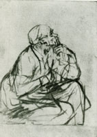 Rembrandt Man Seated