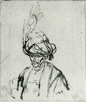 Rembrandt Oriental in a Turban