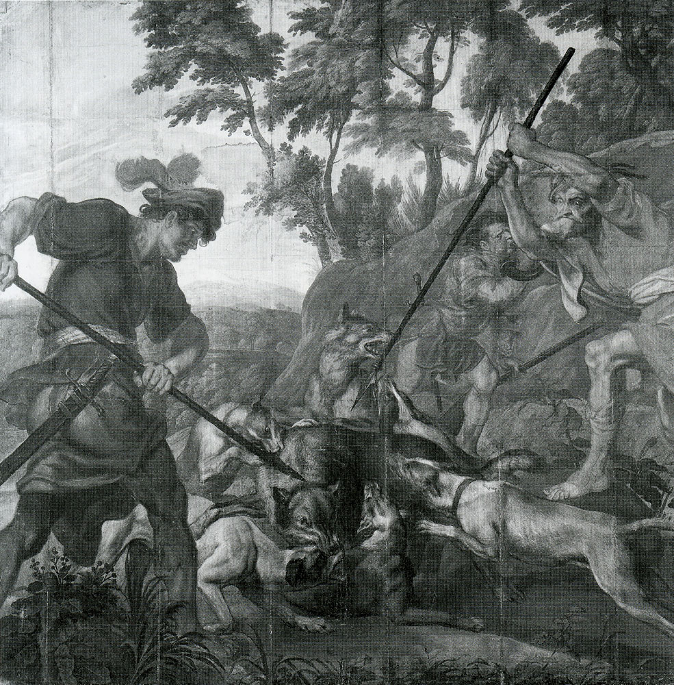Abraham van Diepenbeeck, Pieter Boel and Hendrik Snyers - Wolf Hunt