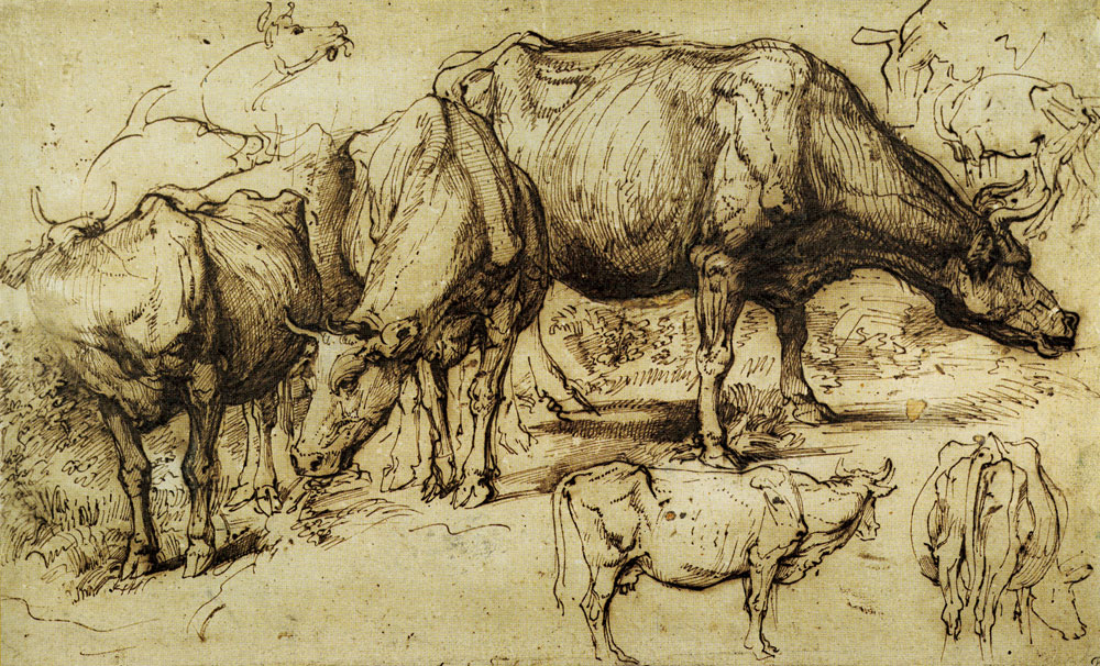 Anthony van Dyck - Cattle in Pasture