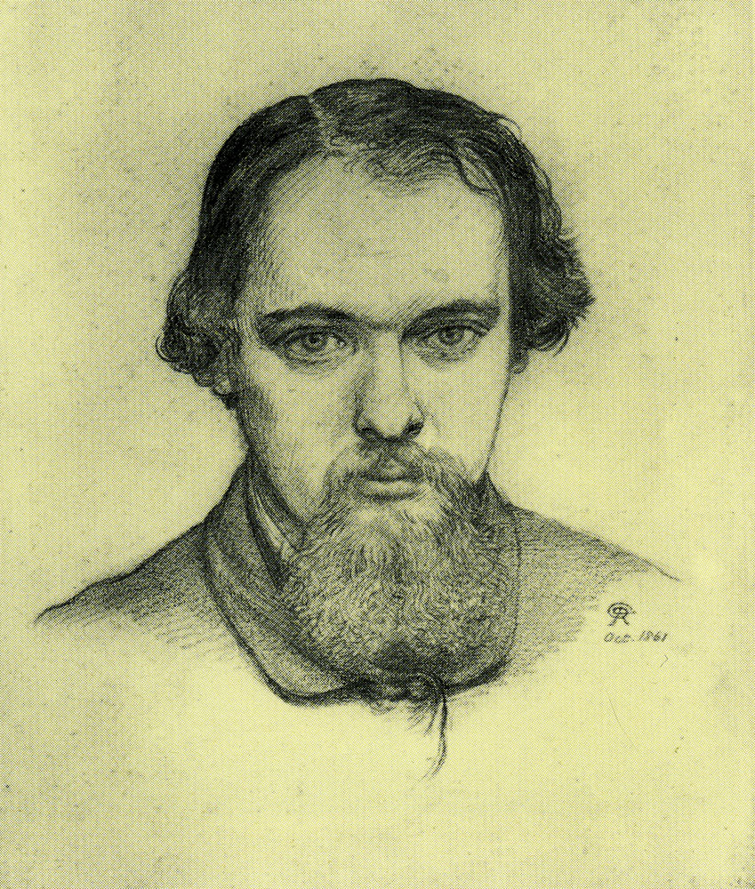 Dante Gabriel Rossetti - Self-portrait