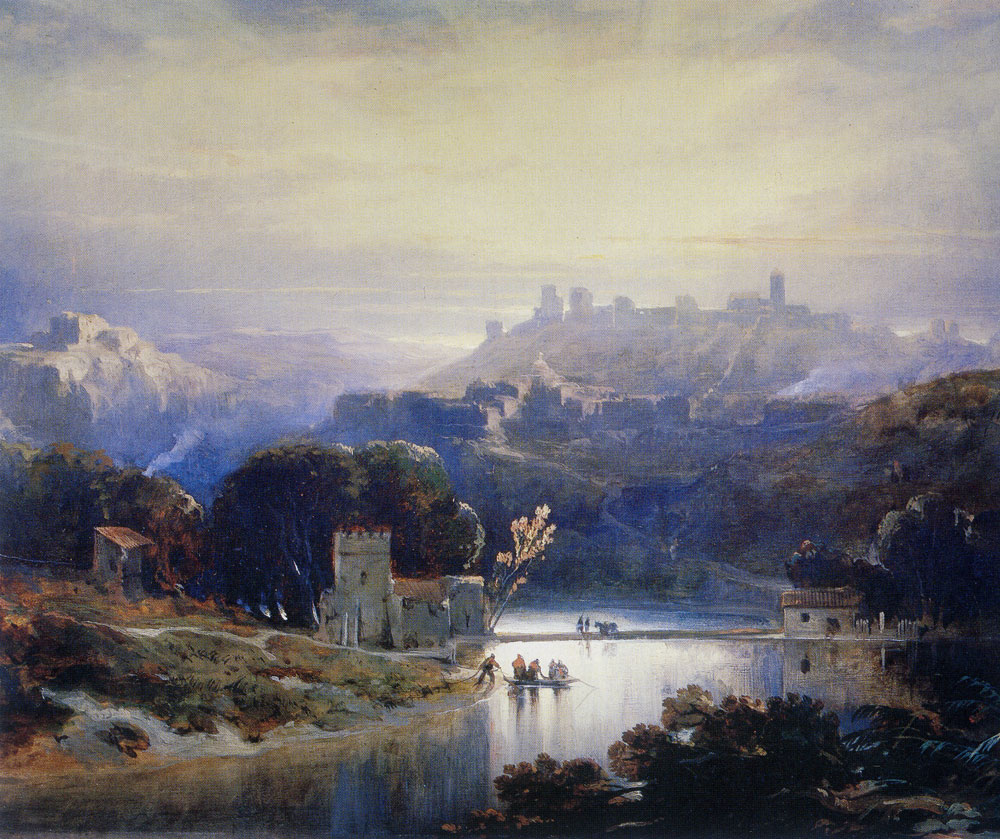 David Roberts - The Castle of Alcalá de Guadaira